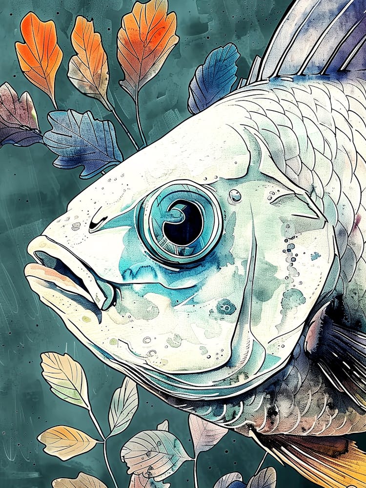 Fish In Water animal art
