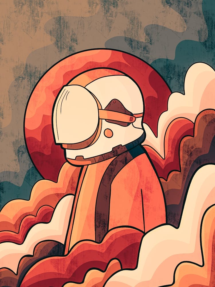 Retro Astronaut