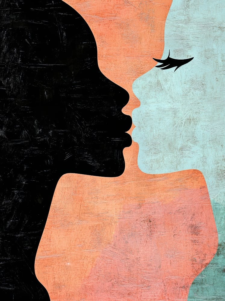 Two Women Kissing 48