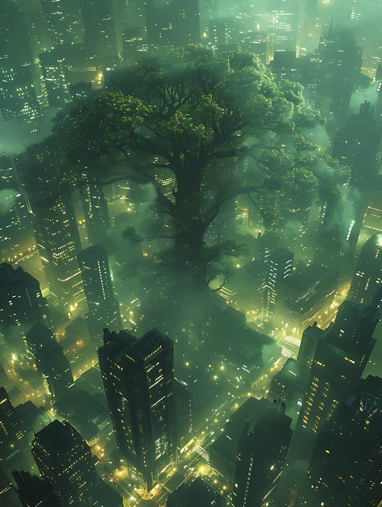 Fantasy Tree In The Middle 2
