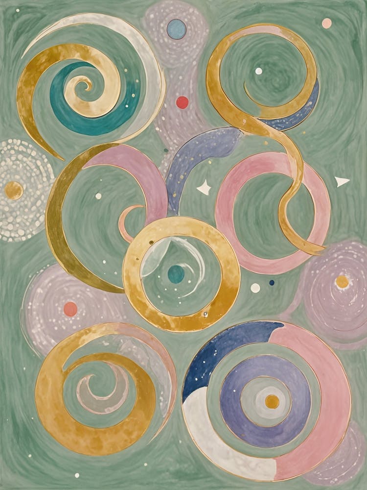 Pretty Pastel Spirals