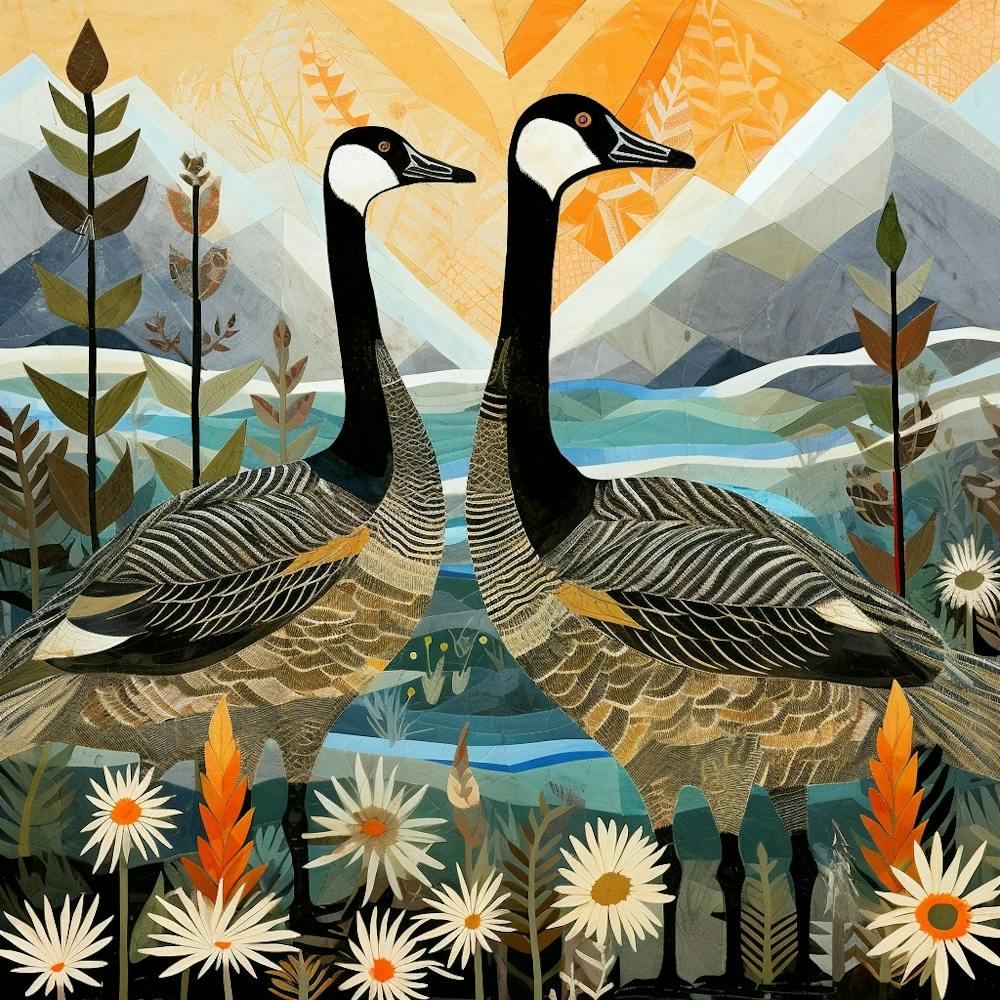 Bird In Nature Goose 4