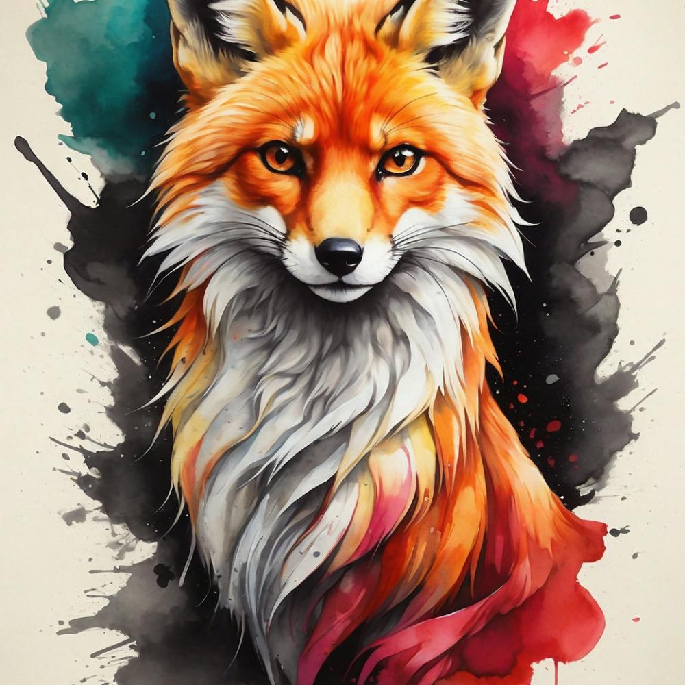 Fox Painting
