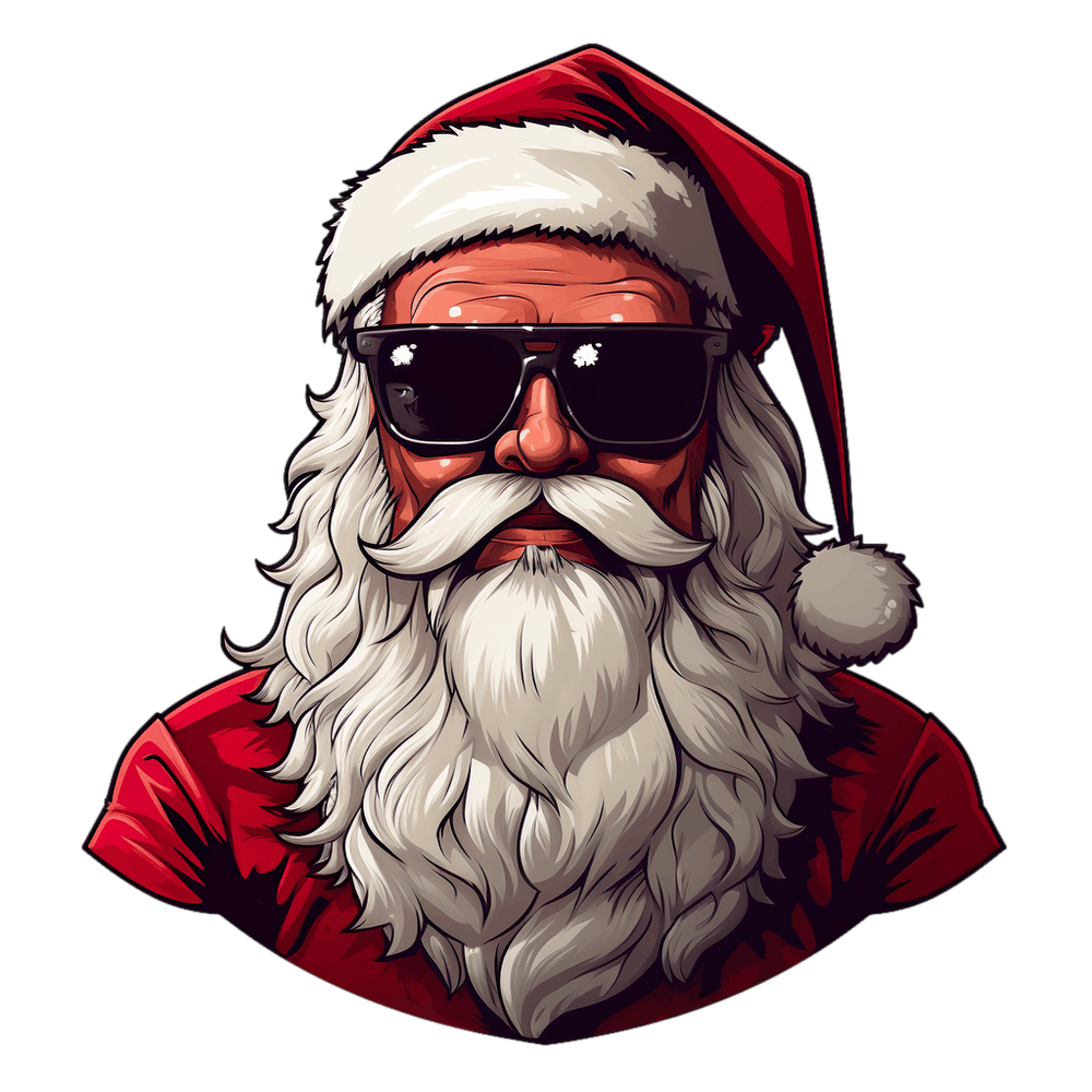Cool Hipster Santa