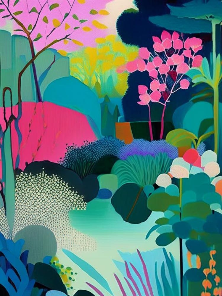 The Garden Of Morning Calm, 1, South Korea Abstract Still Life