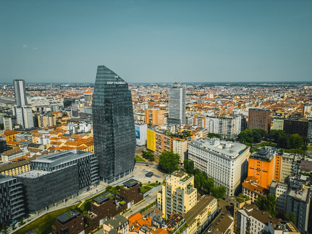 Milan City Print. Italy Street Art