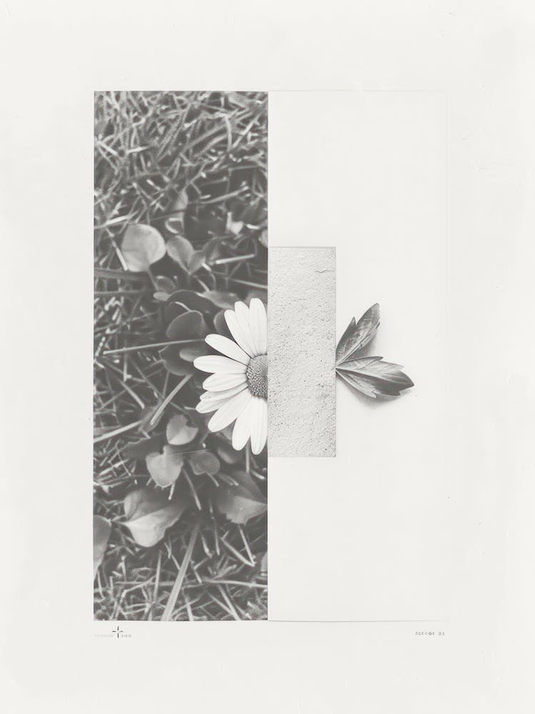 Daisy Flower Photo Collage 2