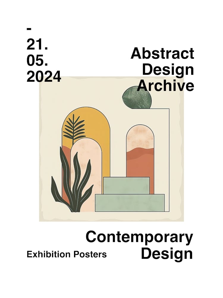 Abstract Design Archive Poster 34