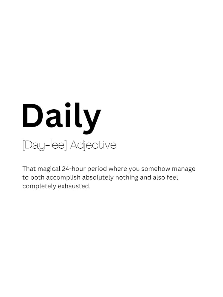Daily Definition Meaning