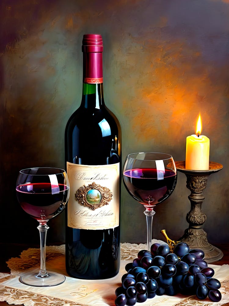 Wine And Grapes