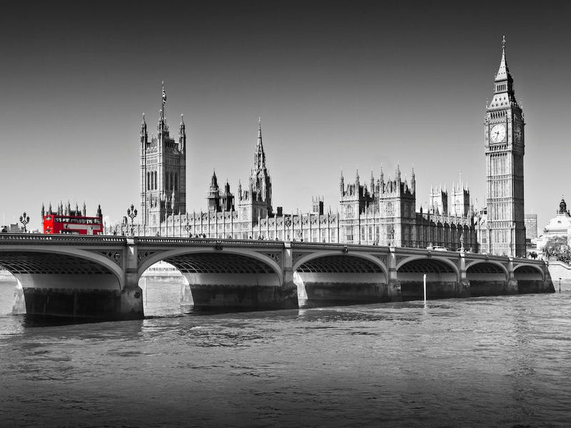 London Westminster Bridge And Red Bus