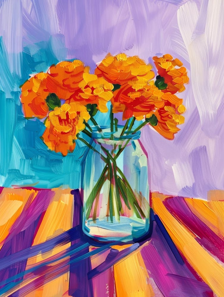 Carnations In A Vase 3