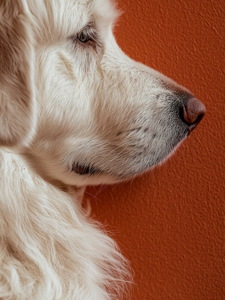 Portrait Of A Dog. Generated AI. 1