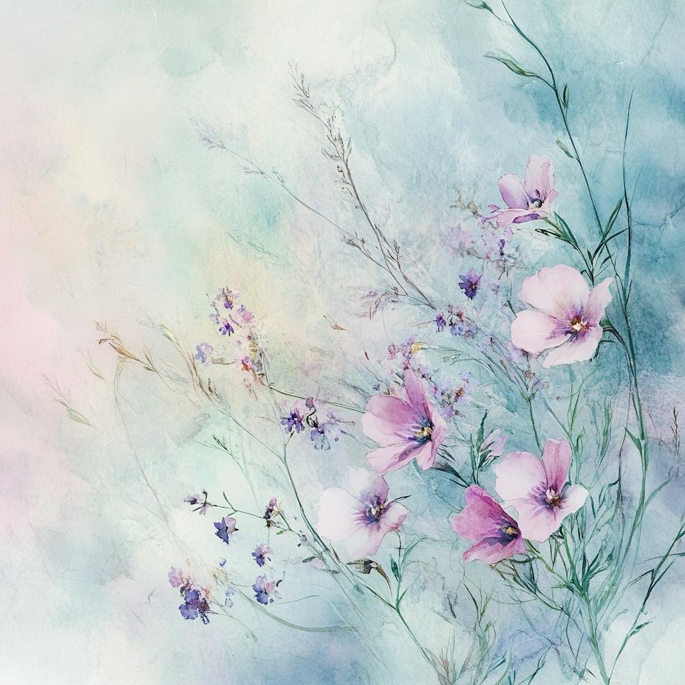 Skurrile Pastell-Wildblumen 11