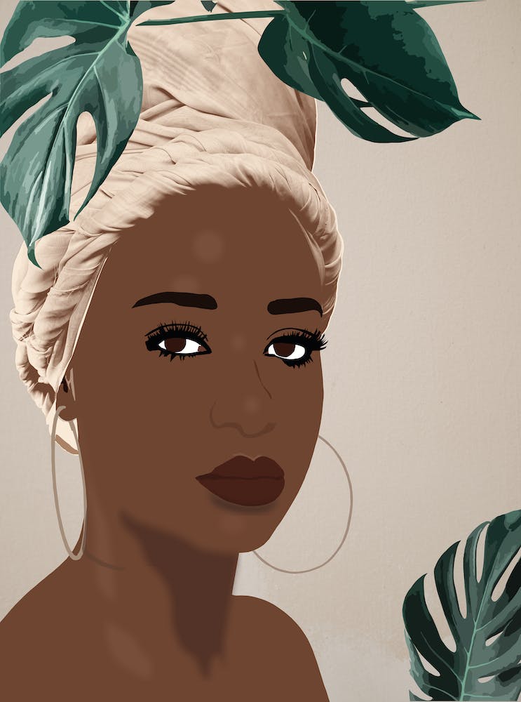 Portrait Of African American Woman 1