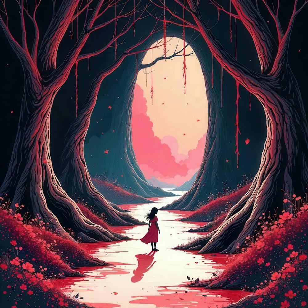 Girl In The Forest 1