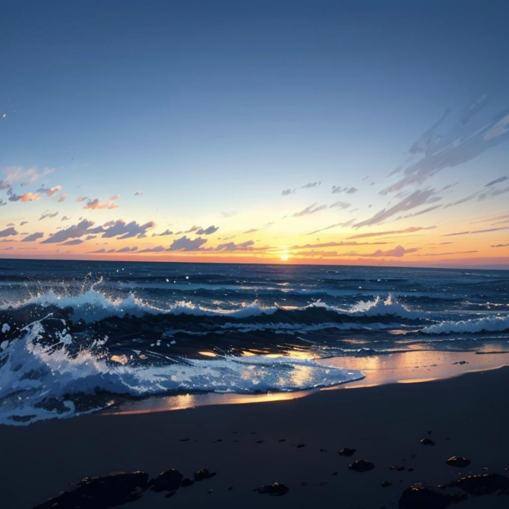 Sunset At The Beach