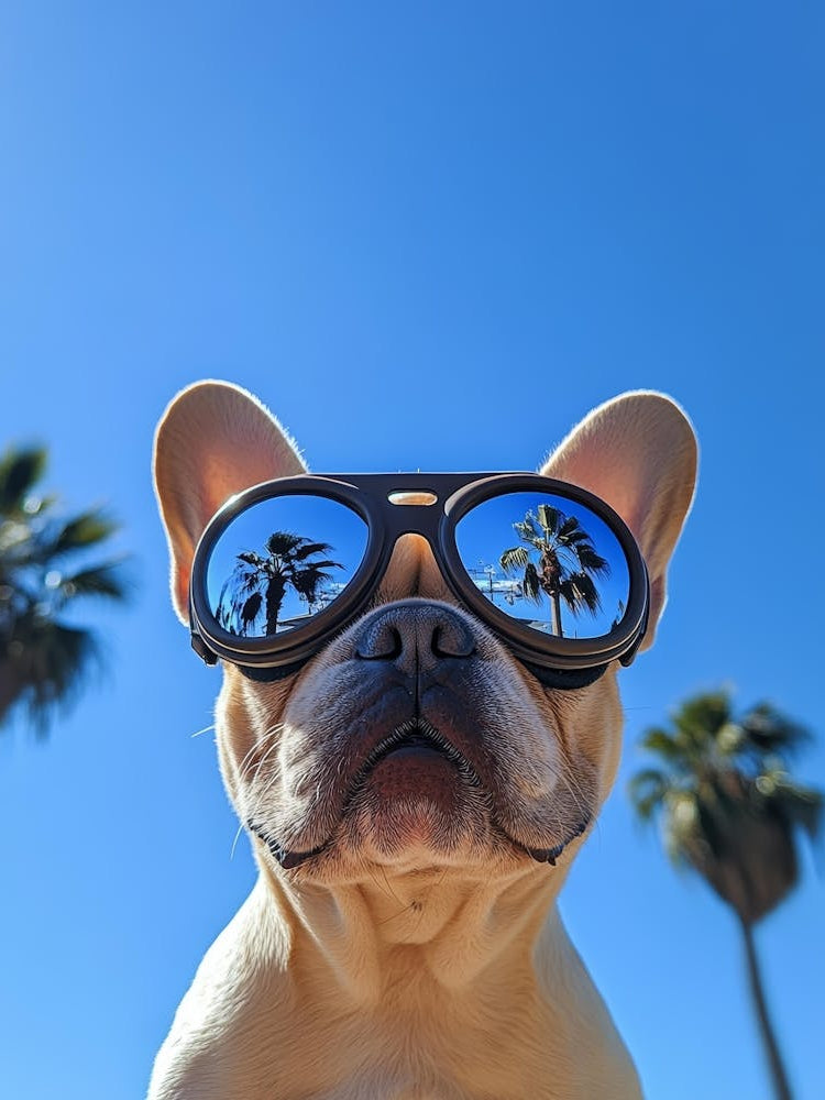 French Bulldog With Sunglasses