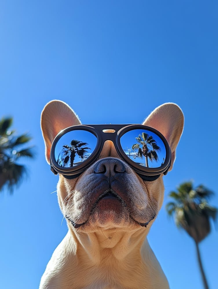 French Bulldog With Sunglasses