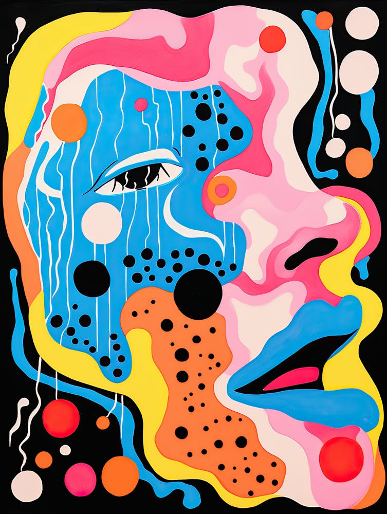 Flickering Pathways Luminous Biomorphic Motion