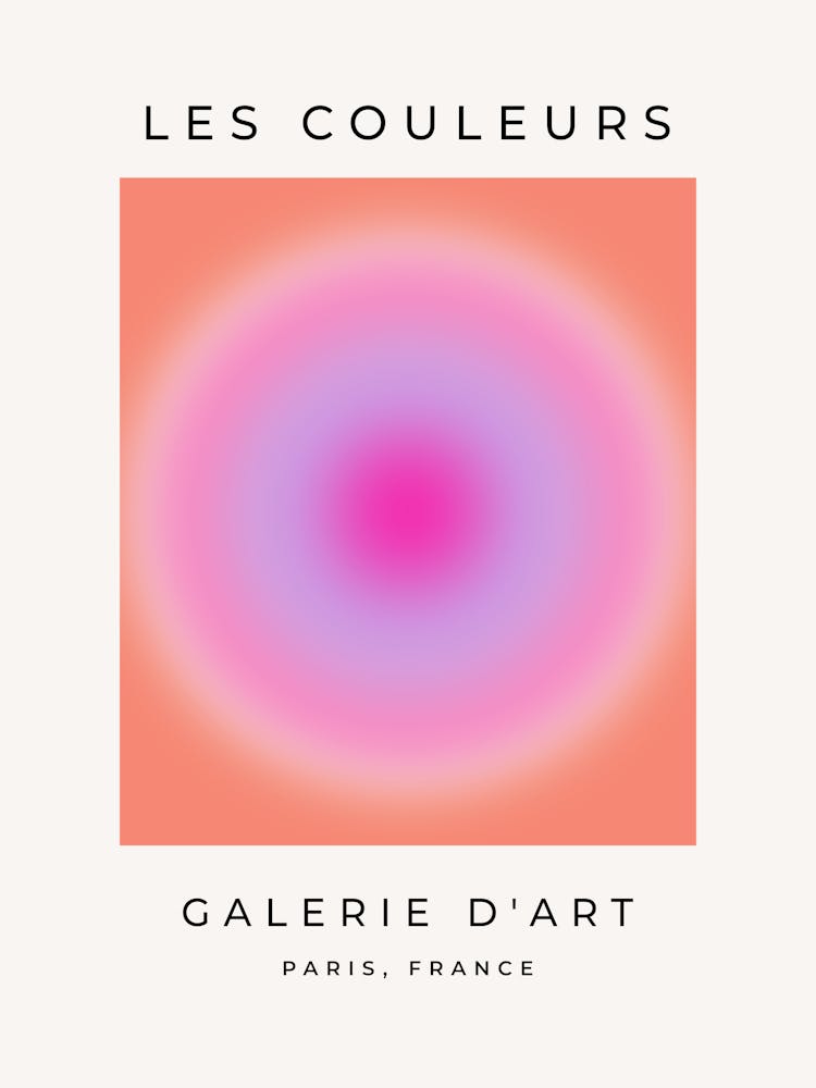 Les Couleurs | 01 - Gradient Orange And Pink Aura