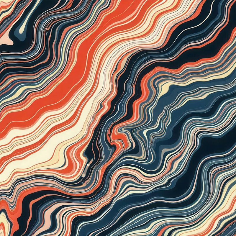 Abstract Wavy Pattern