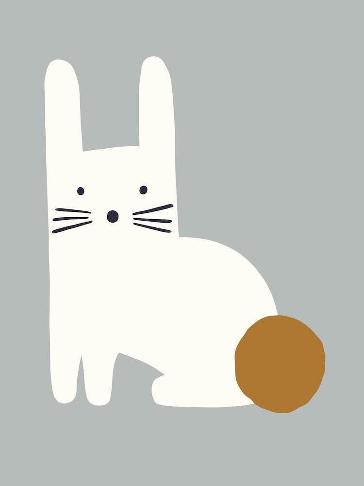 Scandi Rabbit Teal