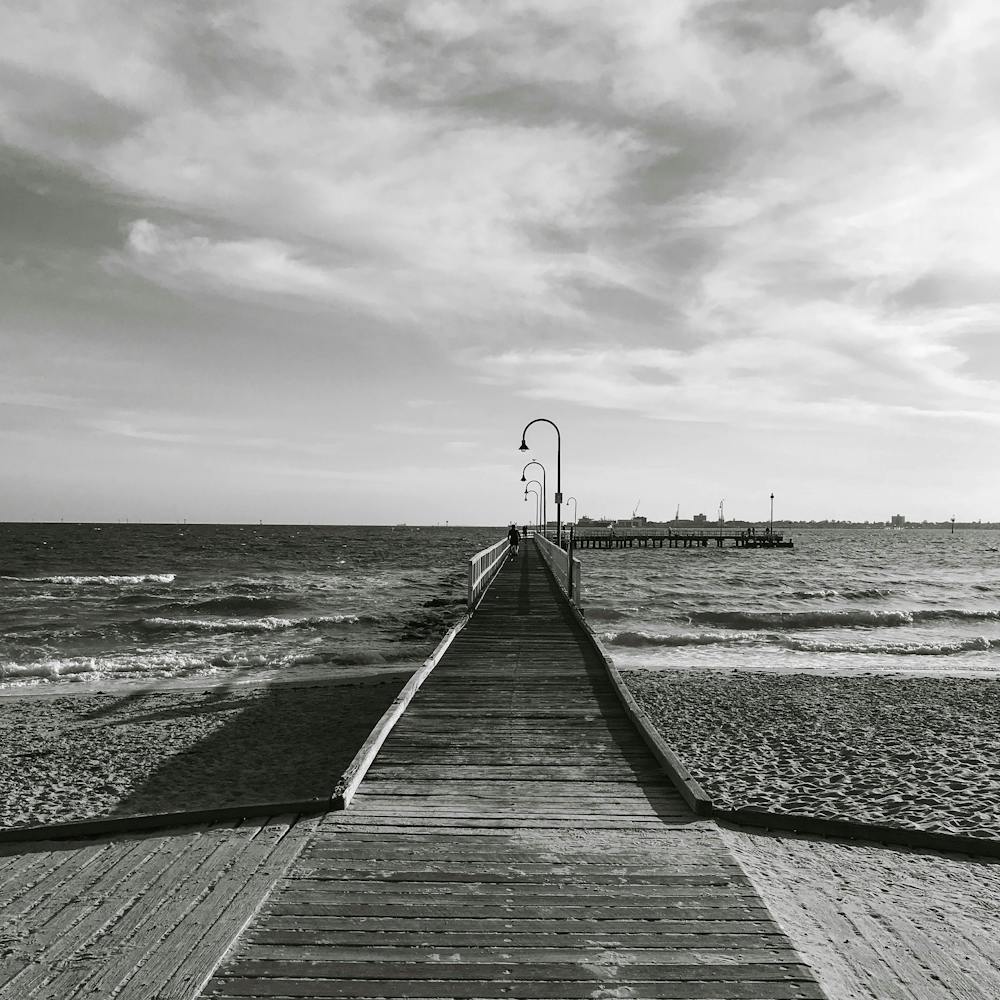 Black And White Pier 1