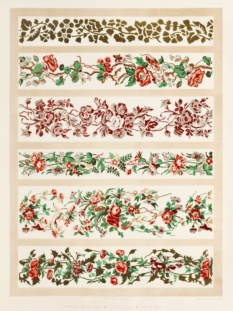 Chinese Floral Borders