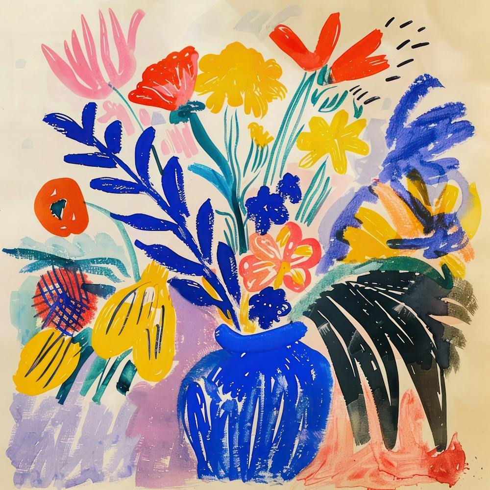 Floral Painting Matisse Style 6