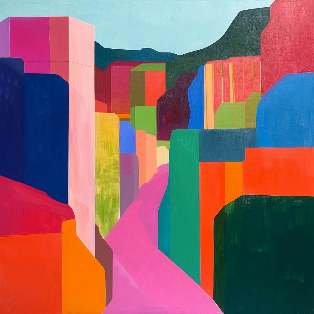 Abstract Travel Collection La Paz Bolivia 1