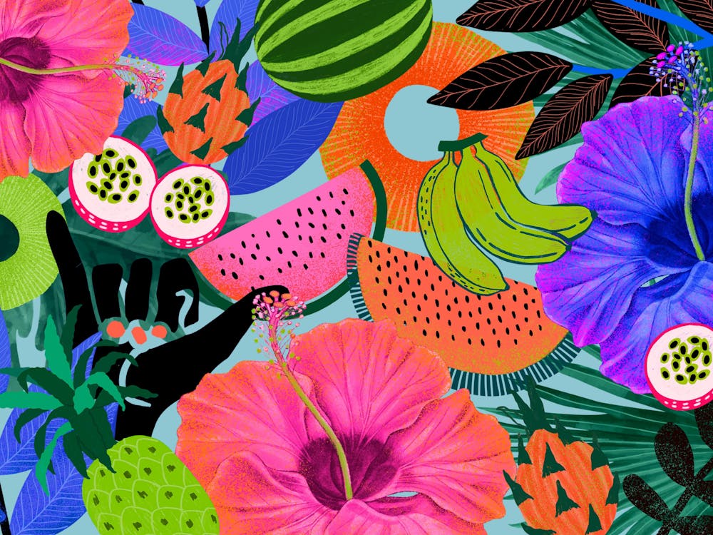 Tropische Blumen 4