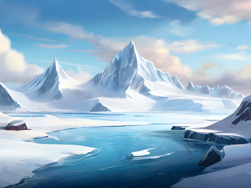 Arktische Landschaft 1