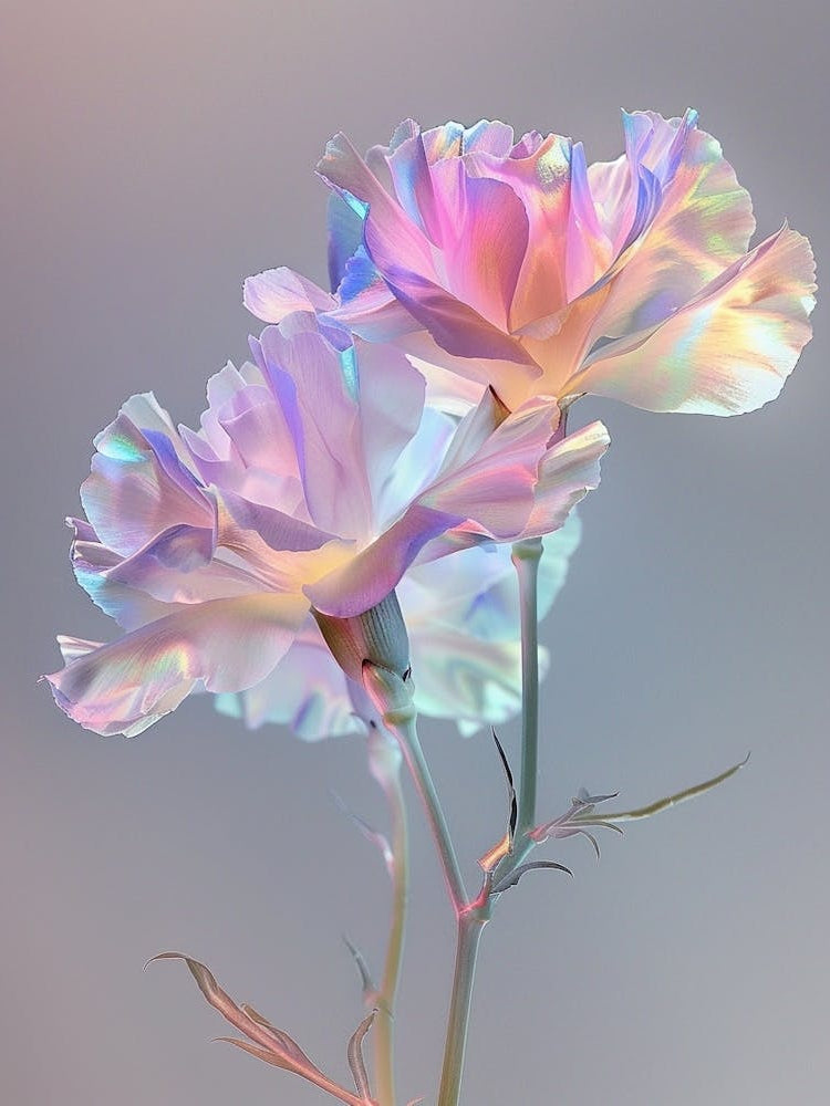 Iridescent Flower Carnation 5