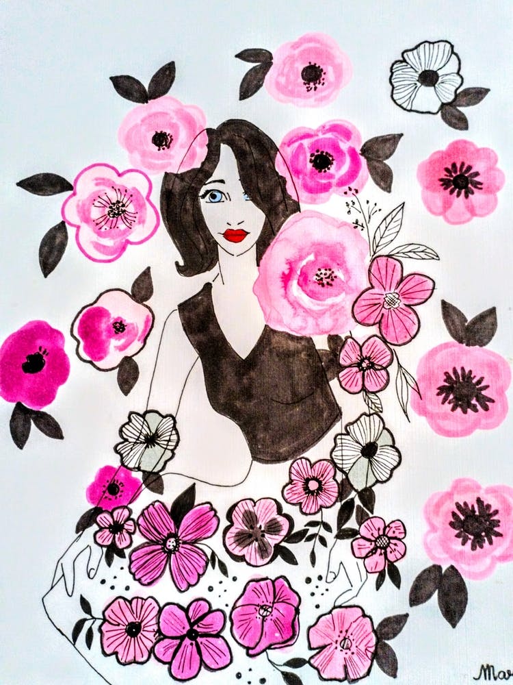 Fleurs roses 🌺