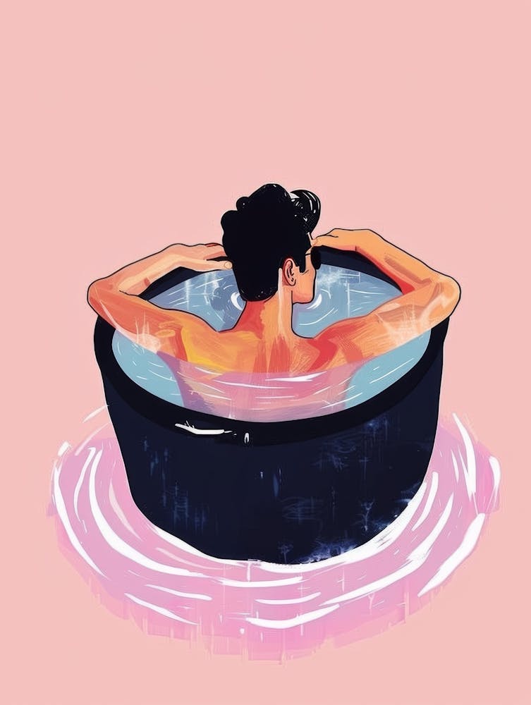 Man In A Bathtub 1