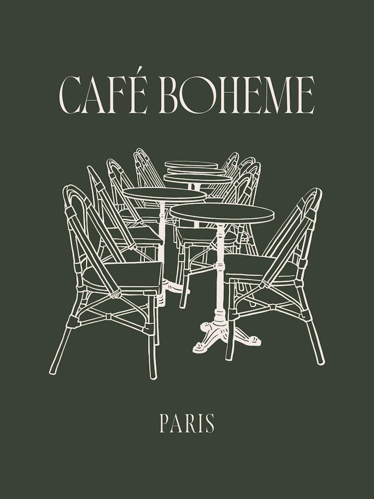 Cafe Boheme - Green