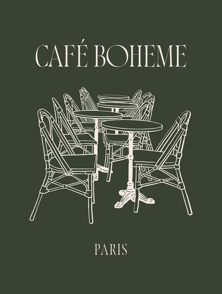 Cafe Boheme - Green