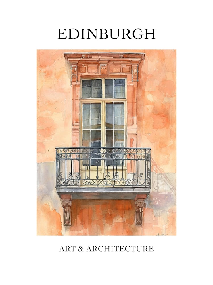 Edinburgh Reisen Und Architektur Poster 4