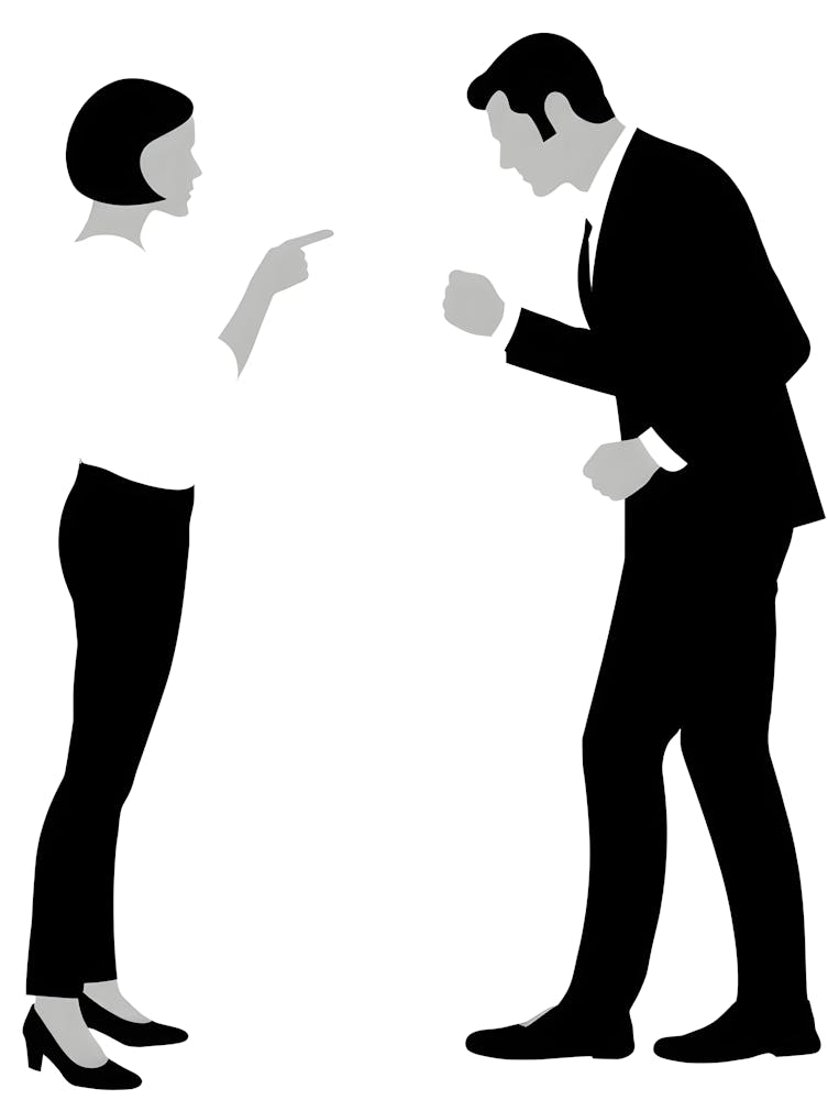 Tension in Silhouettes – A Dramatic Face-Off