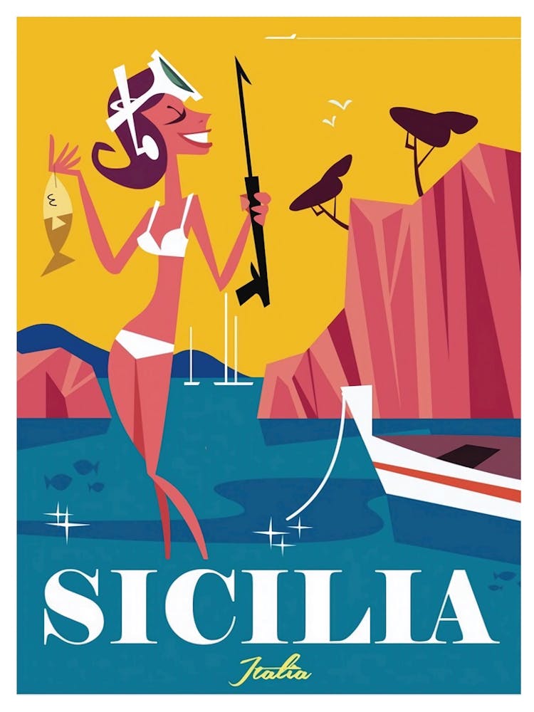 Sicilia Italia Print