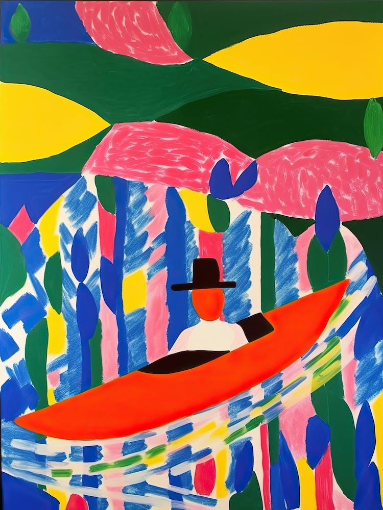 Kayacking In The Style Of Matisse 2