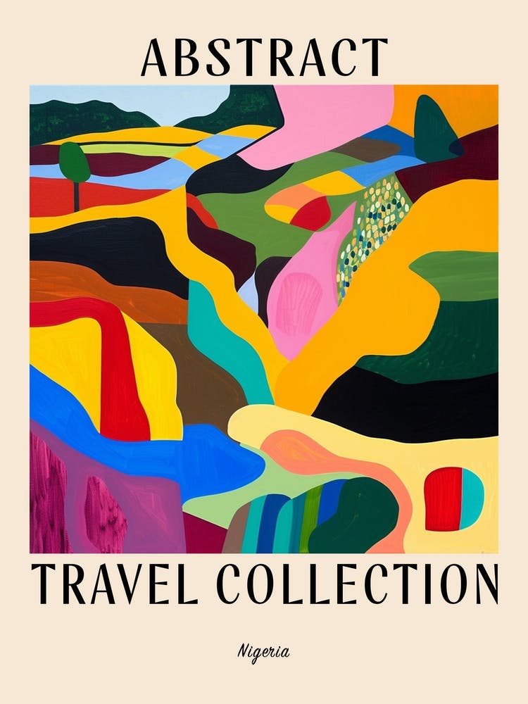 Abstract Travel Collection Poster Nigeria 4