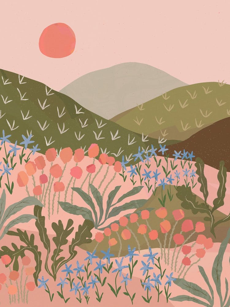 Wildflowers On The Hill