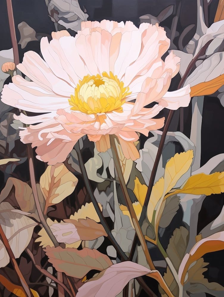 Calendula 3 Peinture de fleurs
