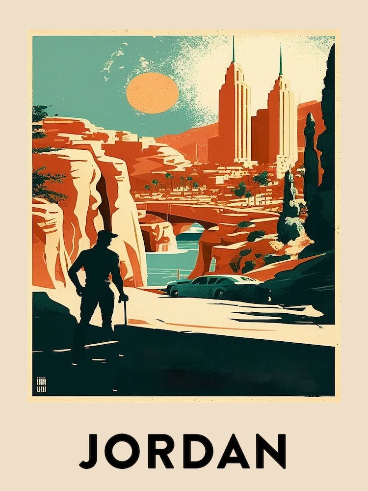 Jordan 2 Vintage Travel Poster