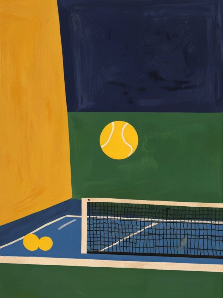 Tennis Net And Ball 1