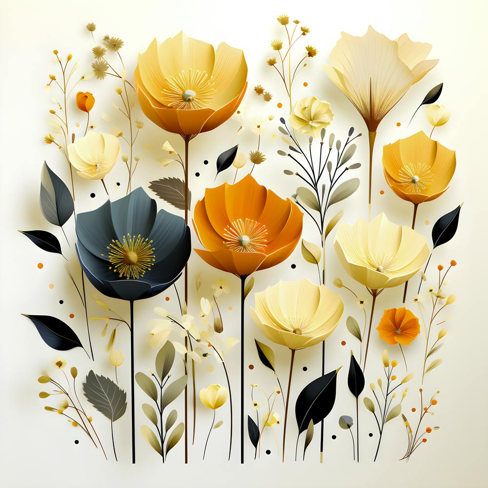 Life In Green Realistic Botanical Illustration