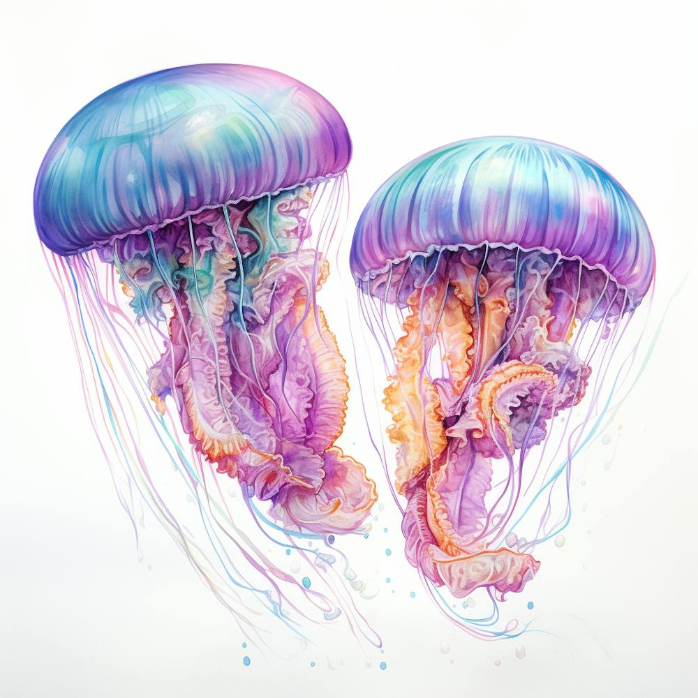 Watercolor Jellyfish