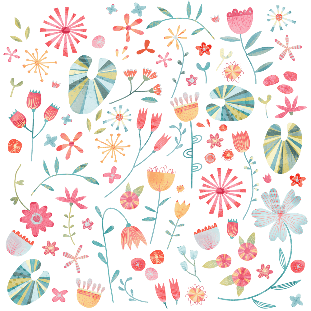 Wild Flowers Watercolor